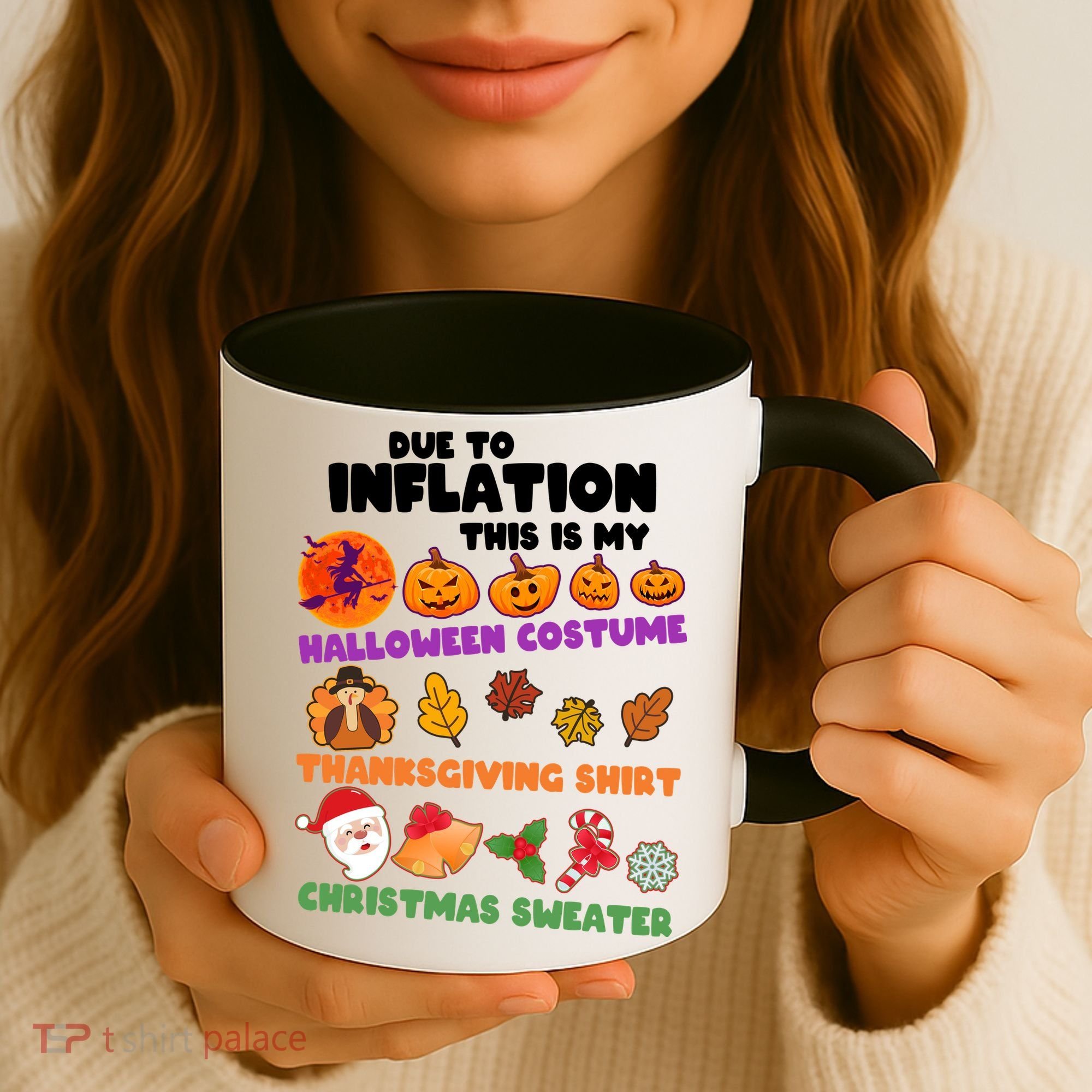 This Is My Halloween Costume Thanksgiving And Christmas Sweater Coffee Mug