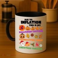 This Is My Halloween Costume Thanksgiving And Christmas Sweater Coffee Mug thumb 4