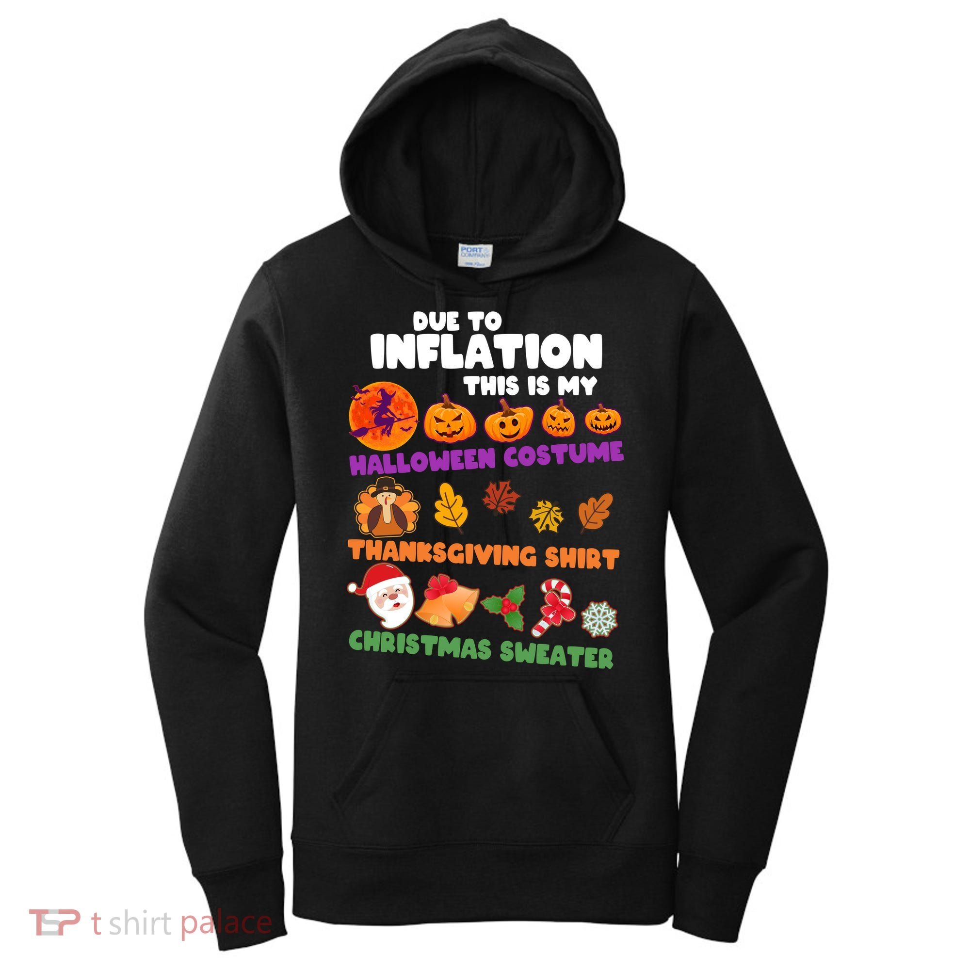 This Is My Halloween Costume Thanksgiving And Christmas Sweater Women's Hoodie