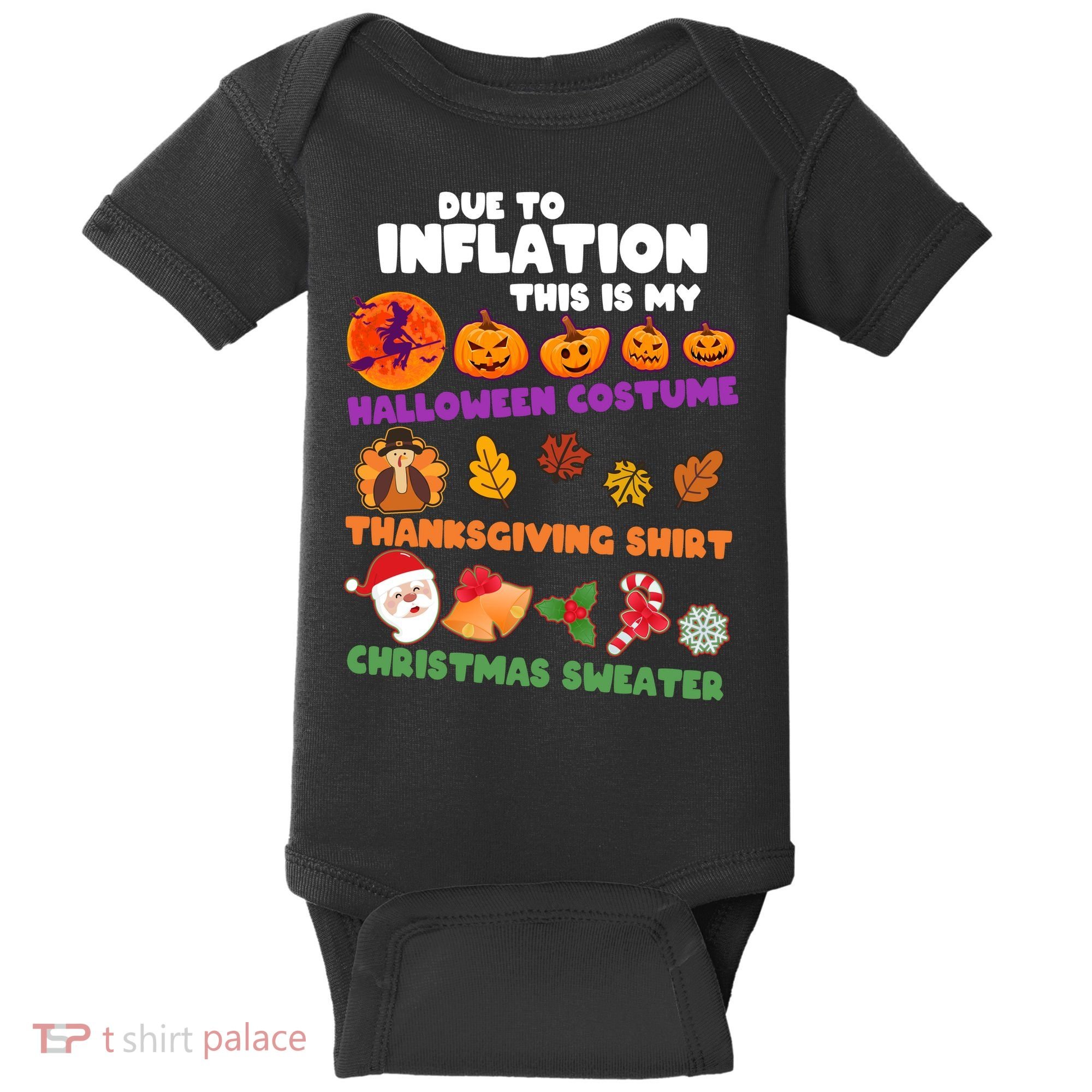 This Is My Halloween Costume Thanksgiving And Christmas Sweater Baby Bodysuit