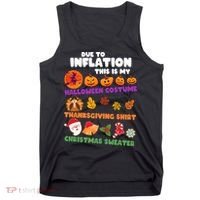 This Is My Halloween Costume Thanksgiving And Christmas Sweater Tank Top thumb 0