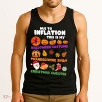This Is My Halloween Costume Thanksgiving And Christmas Sweater Tank Top thumb 3