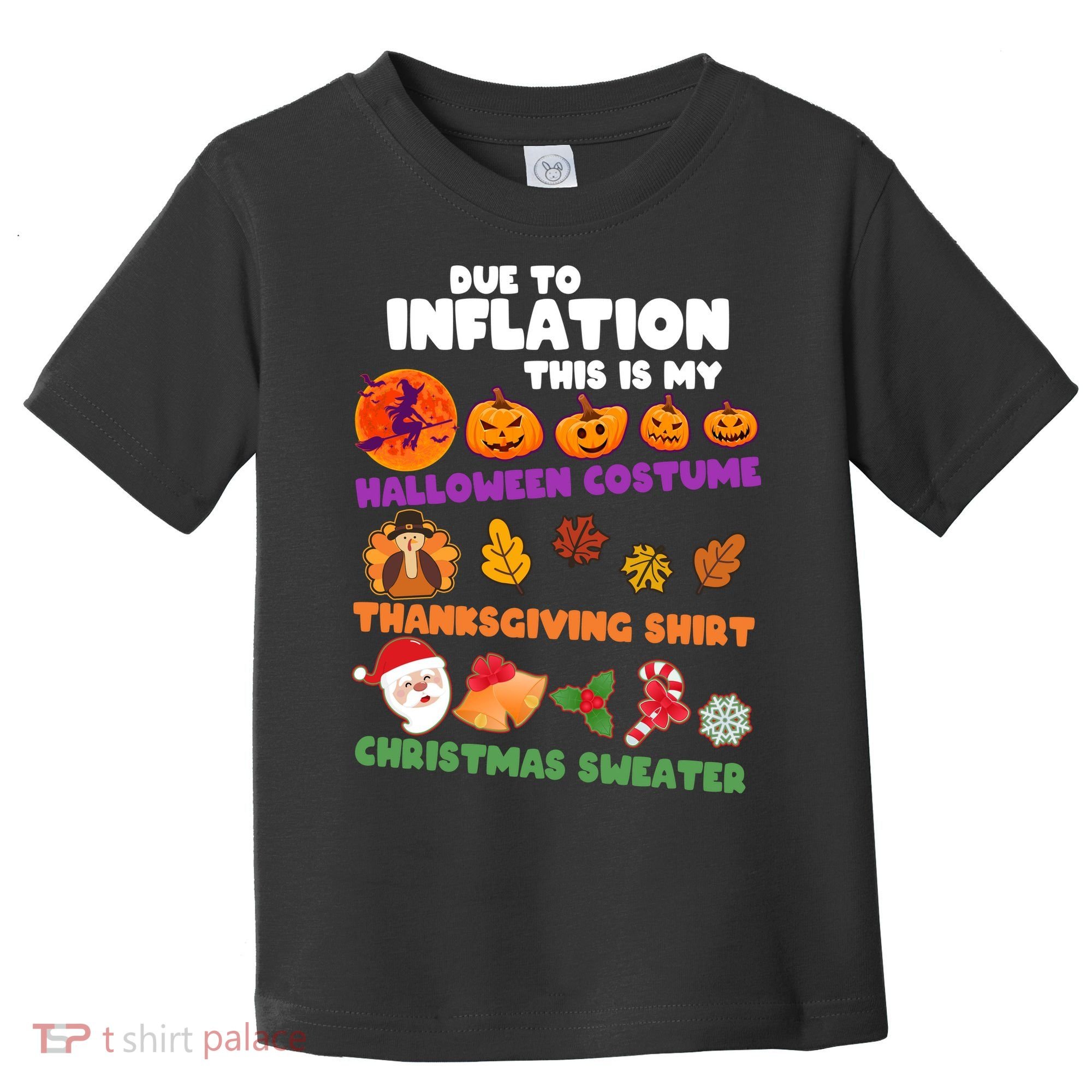 This Is My Halloween Costume Thanksgiving And Christmas Sweater Toddler T-Shirt