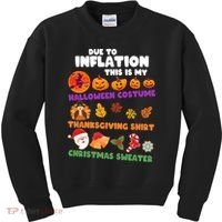 This Is My Halloween Costume Thanksgiving And Christmas Sweater Kids Sweatshirt thumb 0