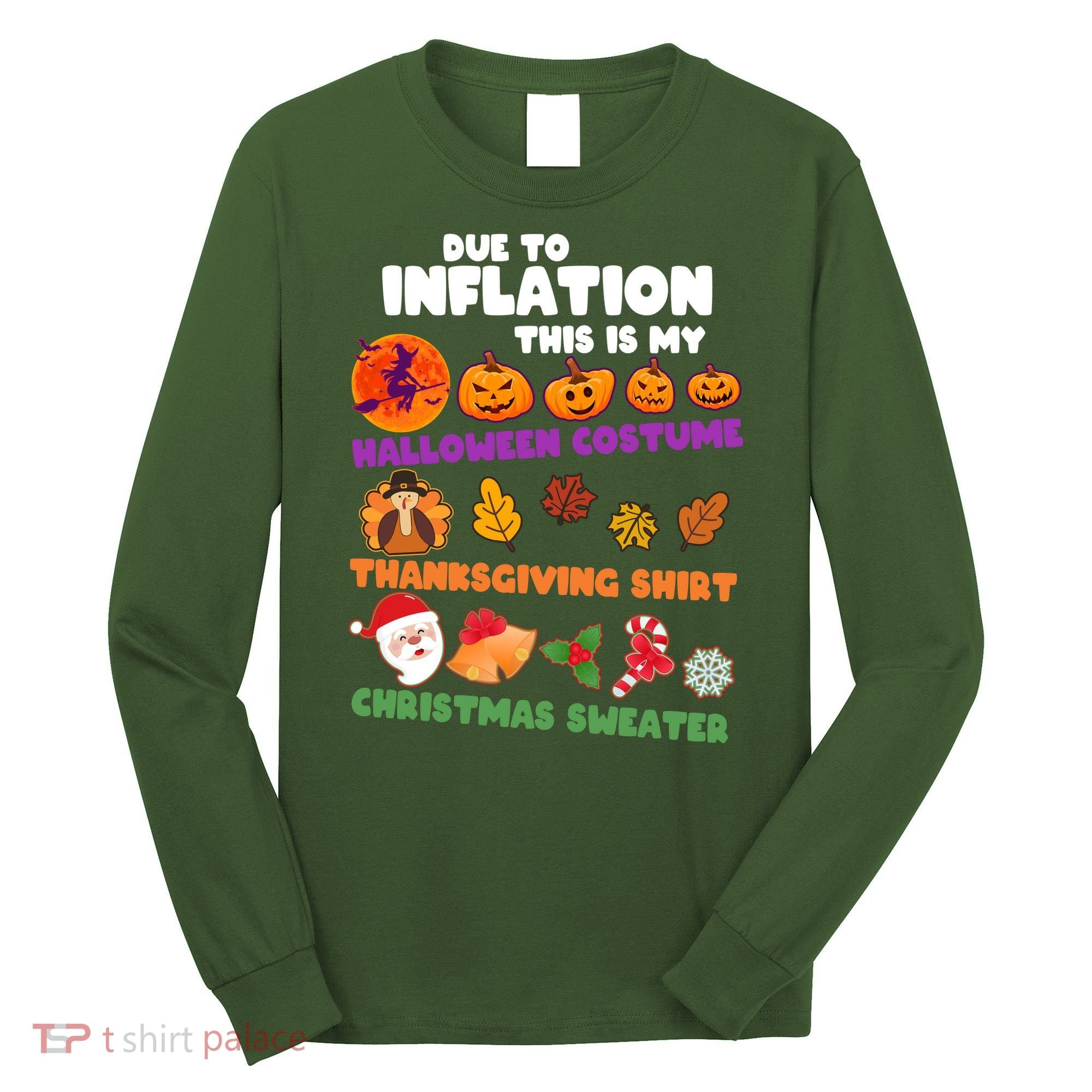 This Is My Halloween Costume Thanksgiving And Christmas Sweater Long Sleeve Shirt