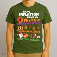 This Is My Halloween Costume Thanksgiving And Christmas Sweater T-Shirt thumb 3