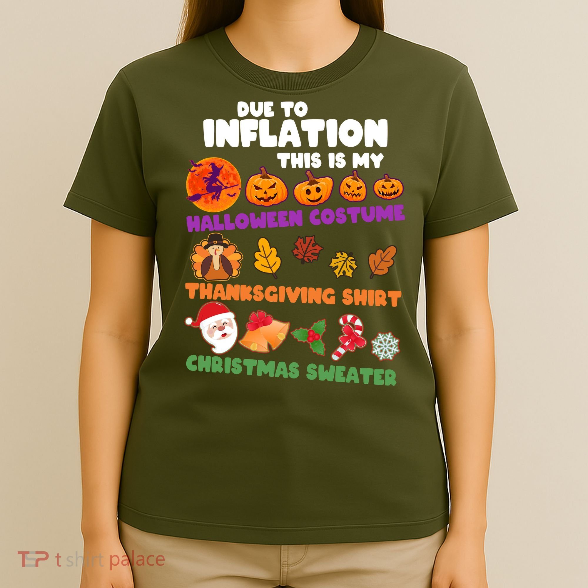 This Is My Halloween Costume Thanksgiving And Christmas Sweater T-Shirt