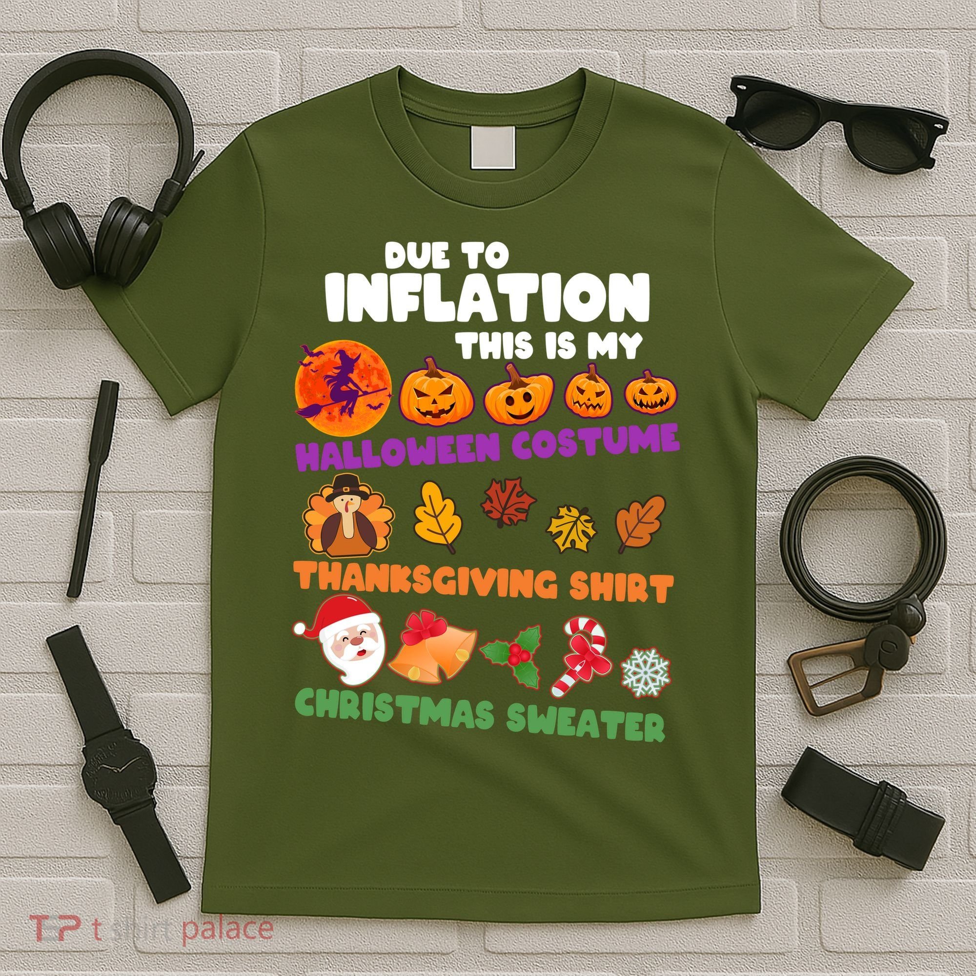 This Is My Halloween Costume Thanksgiving And Christmas Sweater T-Shirt