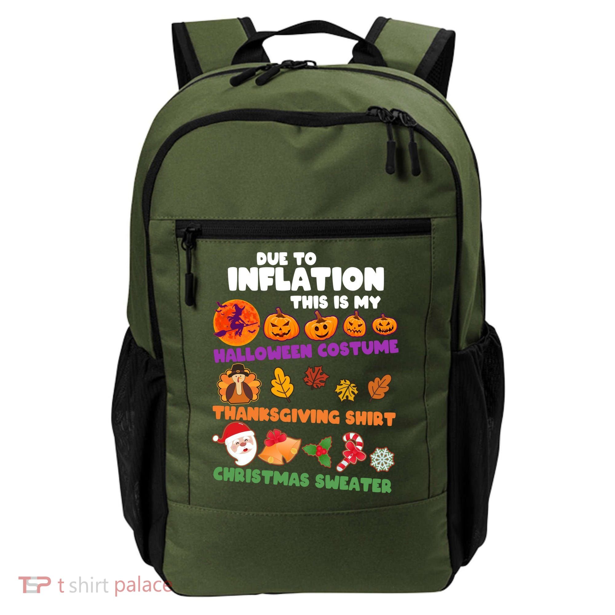 This Is My Halloween Costume Thanksgiving And Christmas Sweater Backpack