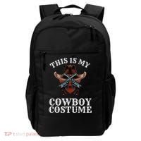 This Is My Cowboy Costume Funny Western Lazy Costume Gift Backpack thumb 0