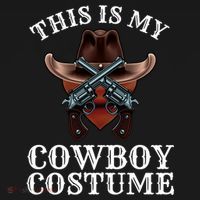This Is My Cowboy Costume Funny Western Lazy Costume Gift Women's Hoodie thumb 2