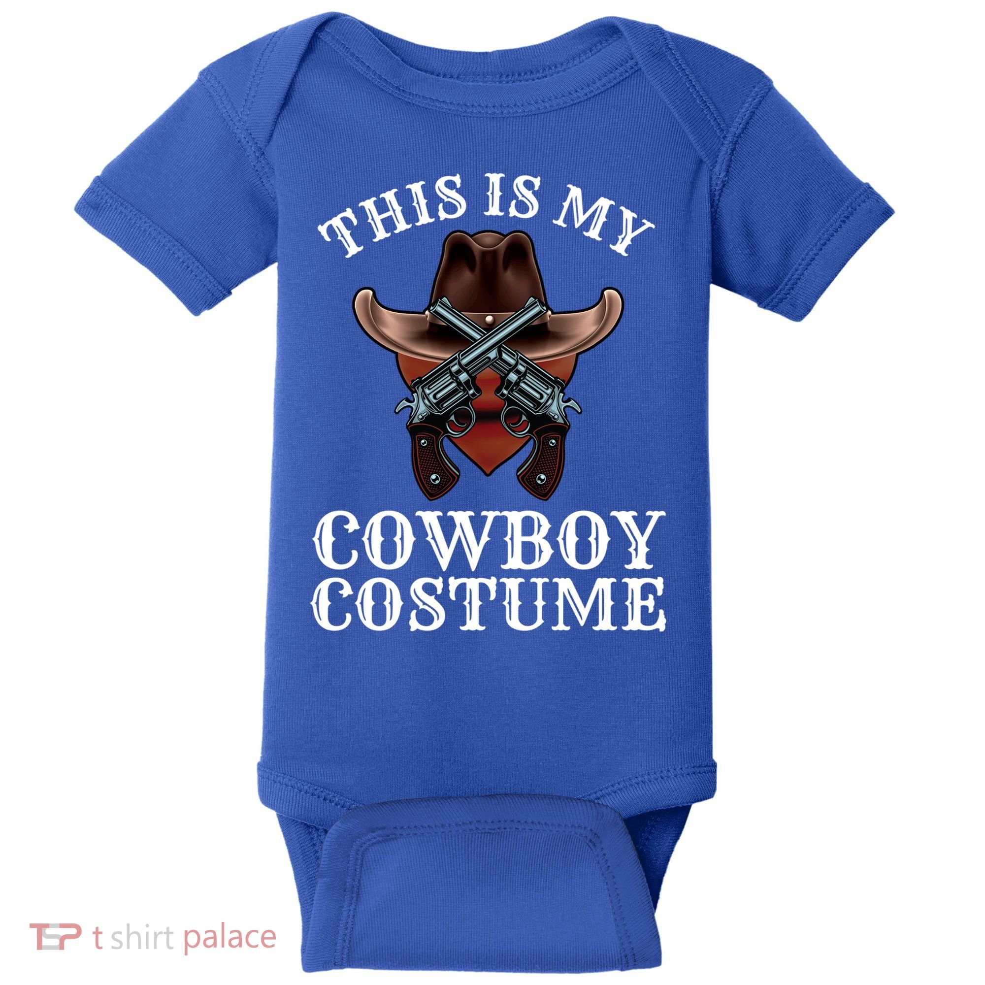 This Is My Cowboy Costume Funny Western Lazy Costume Gift Baby Bodysuit