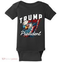 Trump Is My President Baby Bodysuit thumb 0