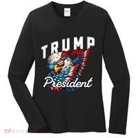 Trump Is My President Women's Long Sleeve Shirt thumb 0