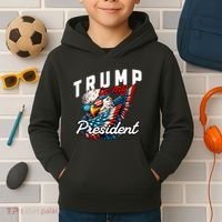 Trump Is My President Kids Hoodie thumb 2