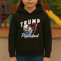 Trump Is My President Kids Hoodie thumb 3