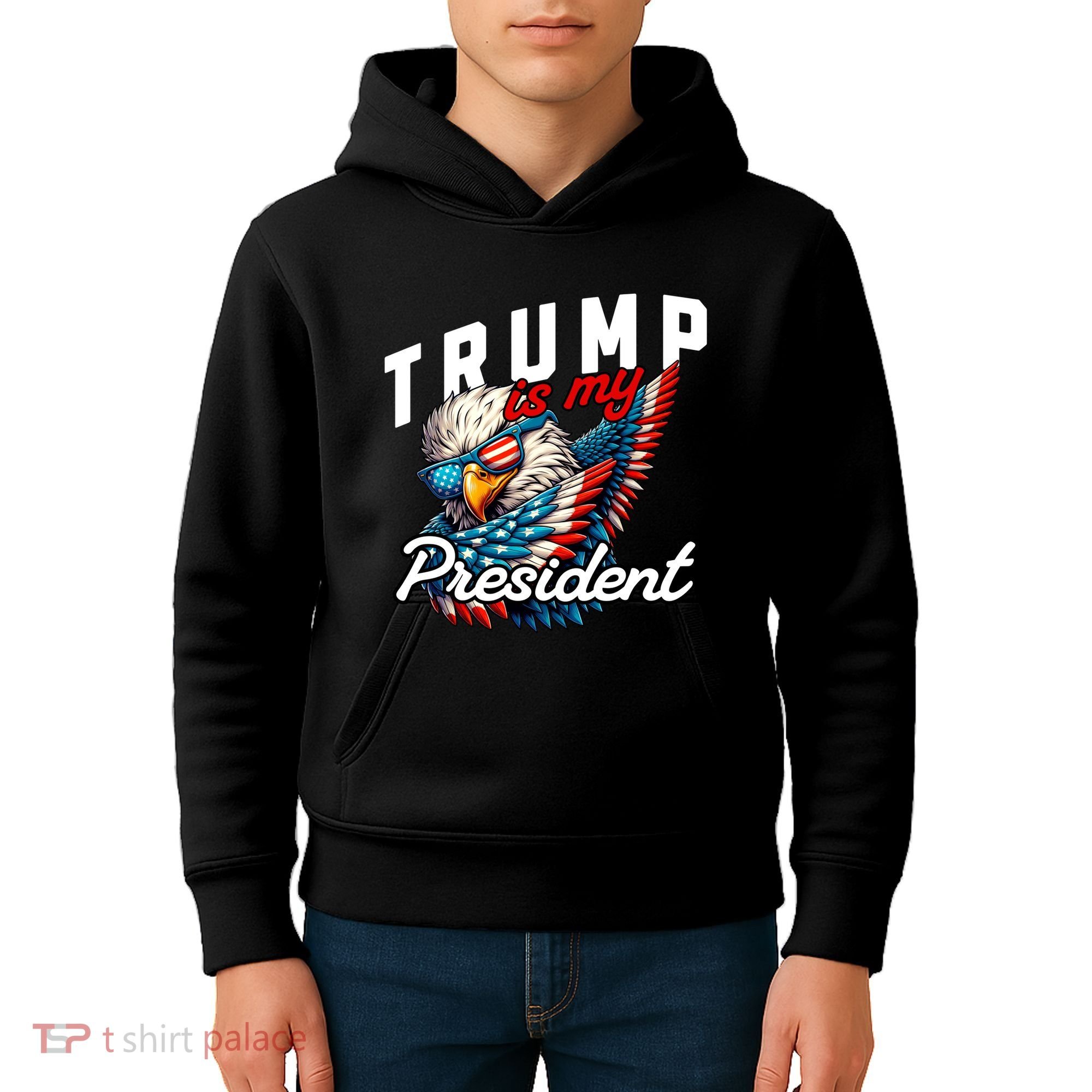Trump Is My President Kids Hoodie