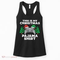 This Is My Christmas Pajama Shirts Video Games Boy Xmas Women's Tank Top thumb 0