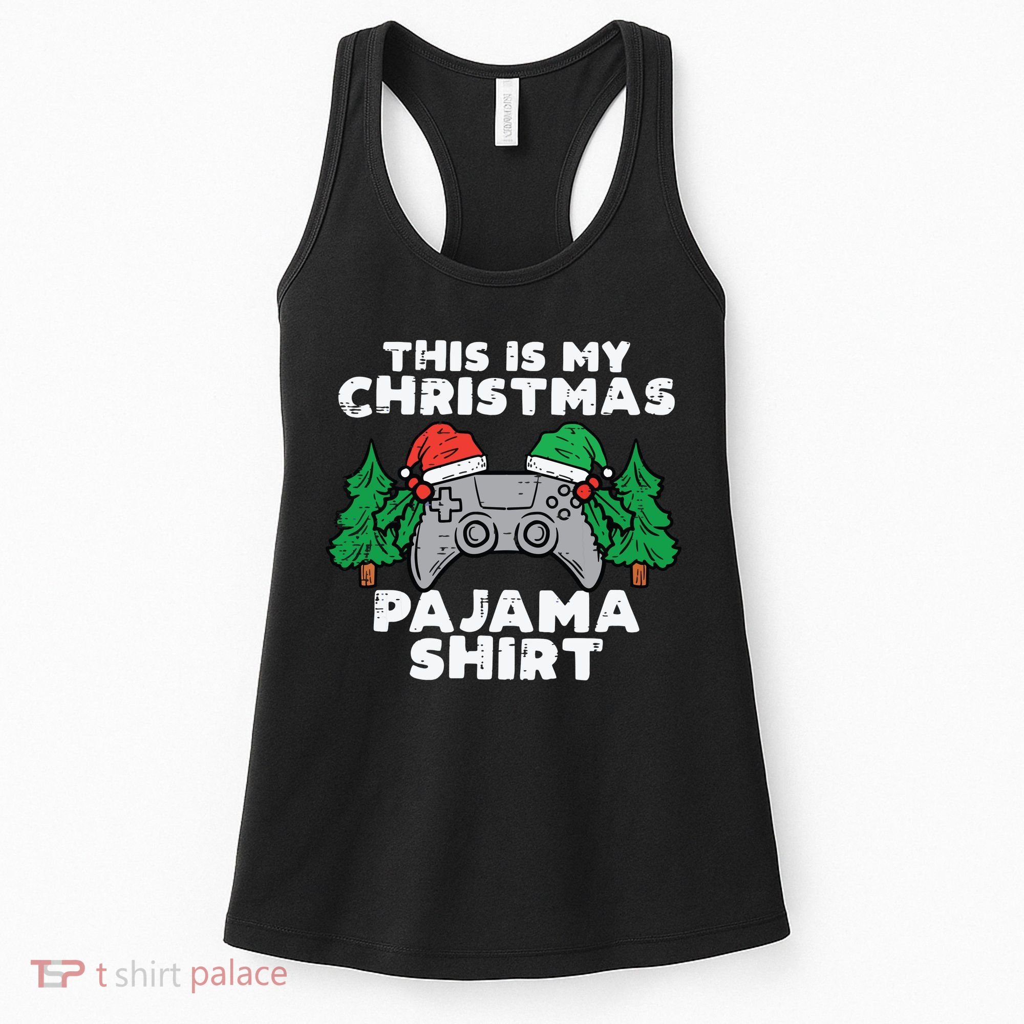 This Is My Christmas Pajama Shirts Video Games Boy Xmas Women's Tank Top