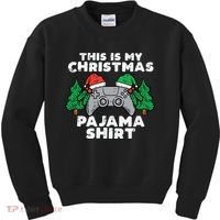 This Is My Christmas Pajama Shirts Video Games Boy Xmas Kids Sweatshirt thumb 0