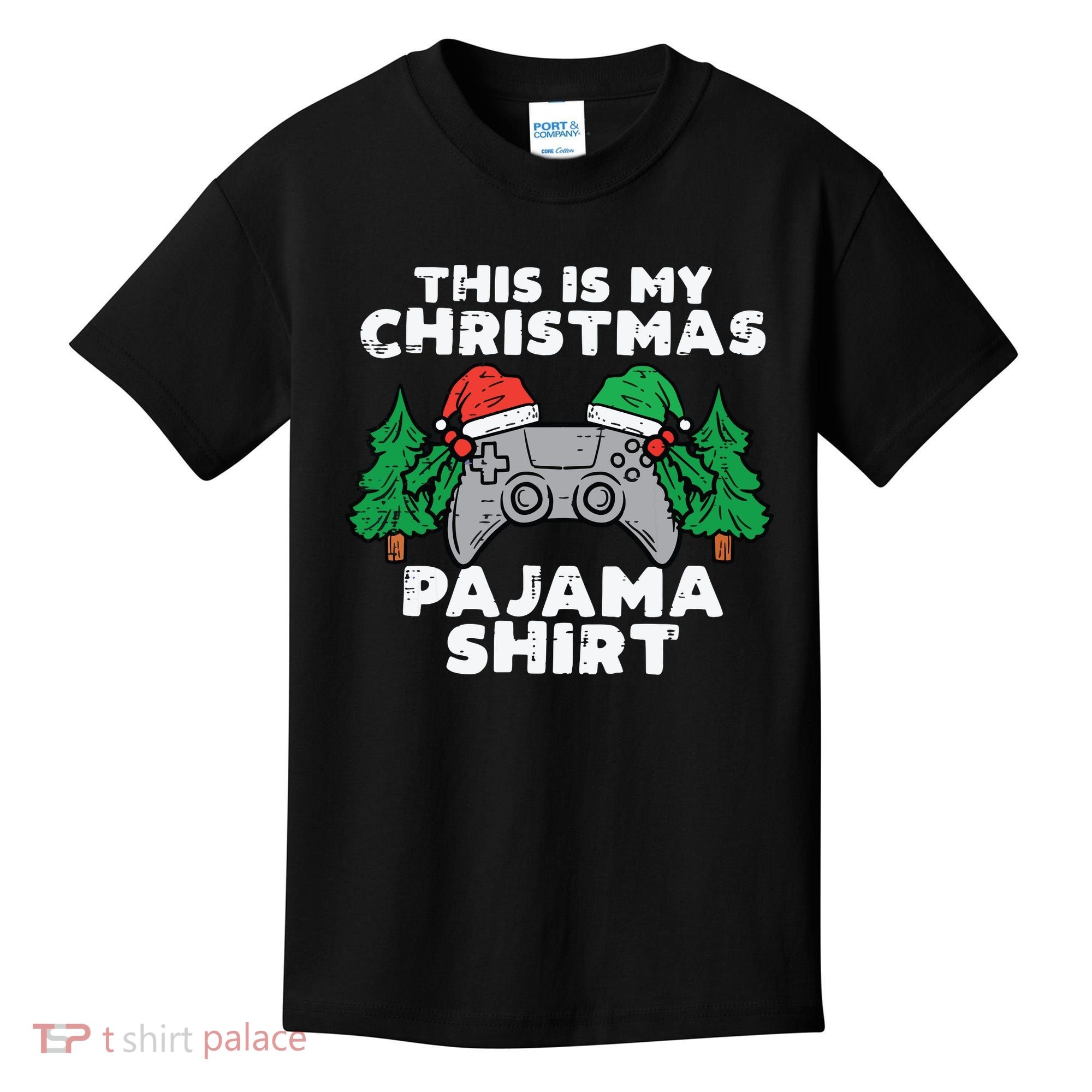 This Is My Christmas Pajama Shirts Video Games Boy Xmas Kids T-Shirt