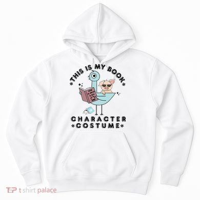 This Is My Book Character Costume Pigeon Reading Hoodie