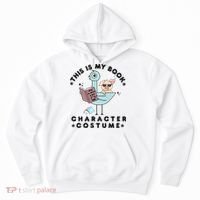 This Is My Book Character Costume Pigeon Reading Hoodie thumb 0