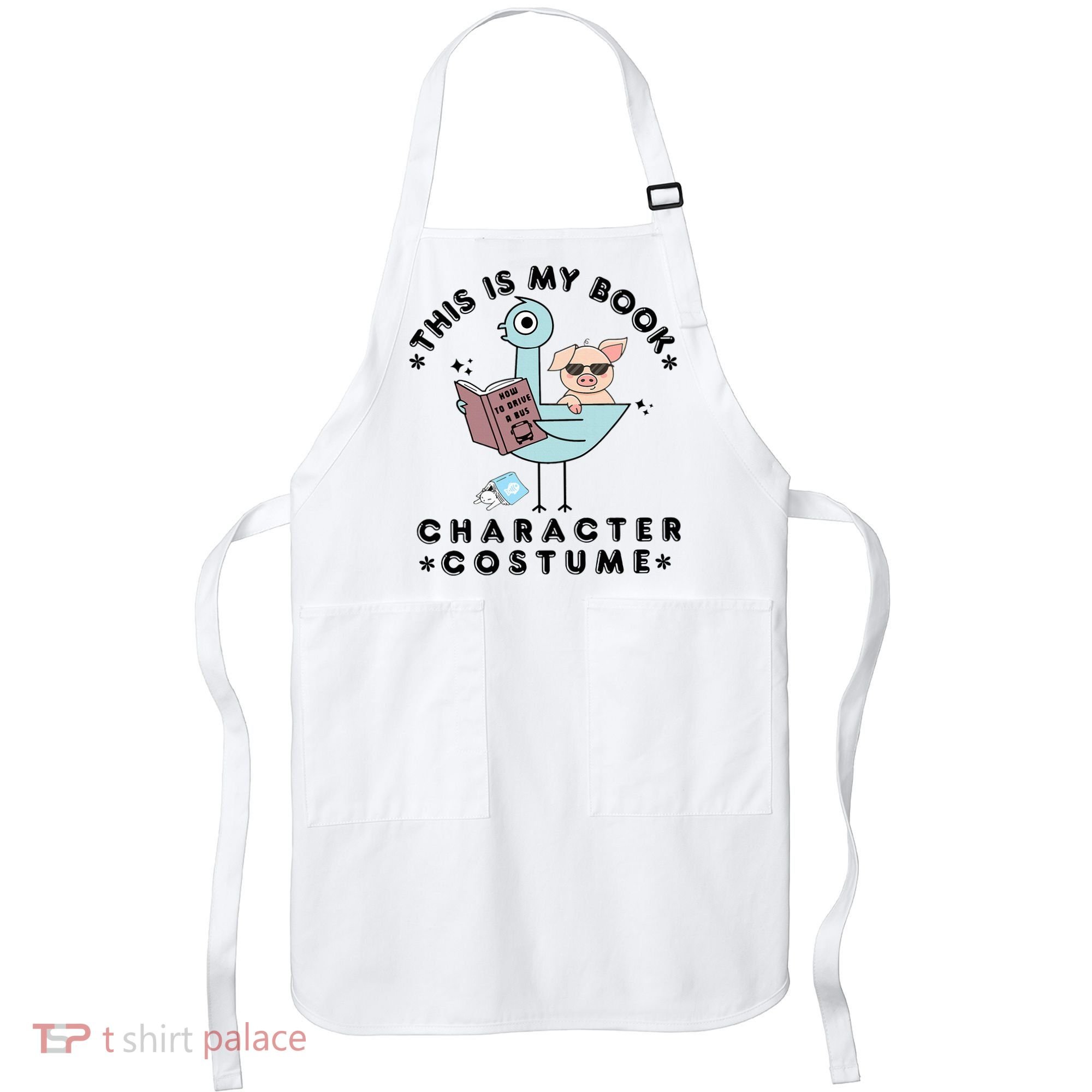 This Is My Book Character Costume Pigeon Reading Apron