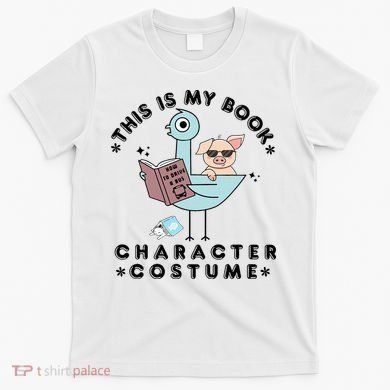 This Is My Book Character Costume Pigeon Reading T-Shirt