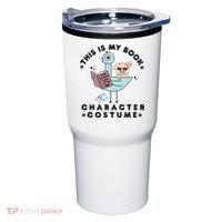 This Is My Book Character Costume Pigeon Reading Tumbler thumb 0