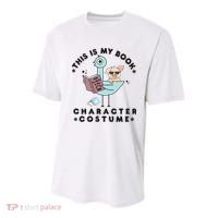 This Is My Book Character Costume Pigeon Reading Youth Performance Sprint T-Shirt thumb 0