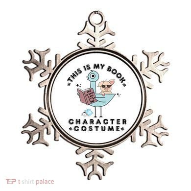 This Is My Book Character Costume Pigeon Reading Ornament