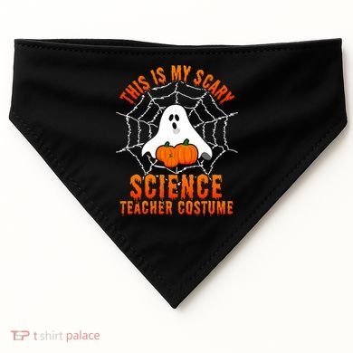 This Is My Scary Science Teacher Costume Halloween Gift USA-Made Doggie Bandana
