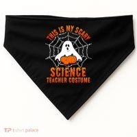 This Is My Scary Science Teacher Costume Halloween Gift USA-Made Doggie Bandana thumb 0