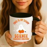 This Is My Scary Science Teacher Costume Halloween Gift Coffee Mug thumb 3