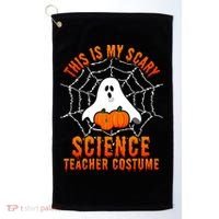 This Is My Scary Science Teacher Costume Halloween Gift Golf Towel thumb 0