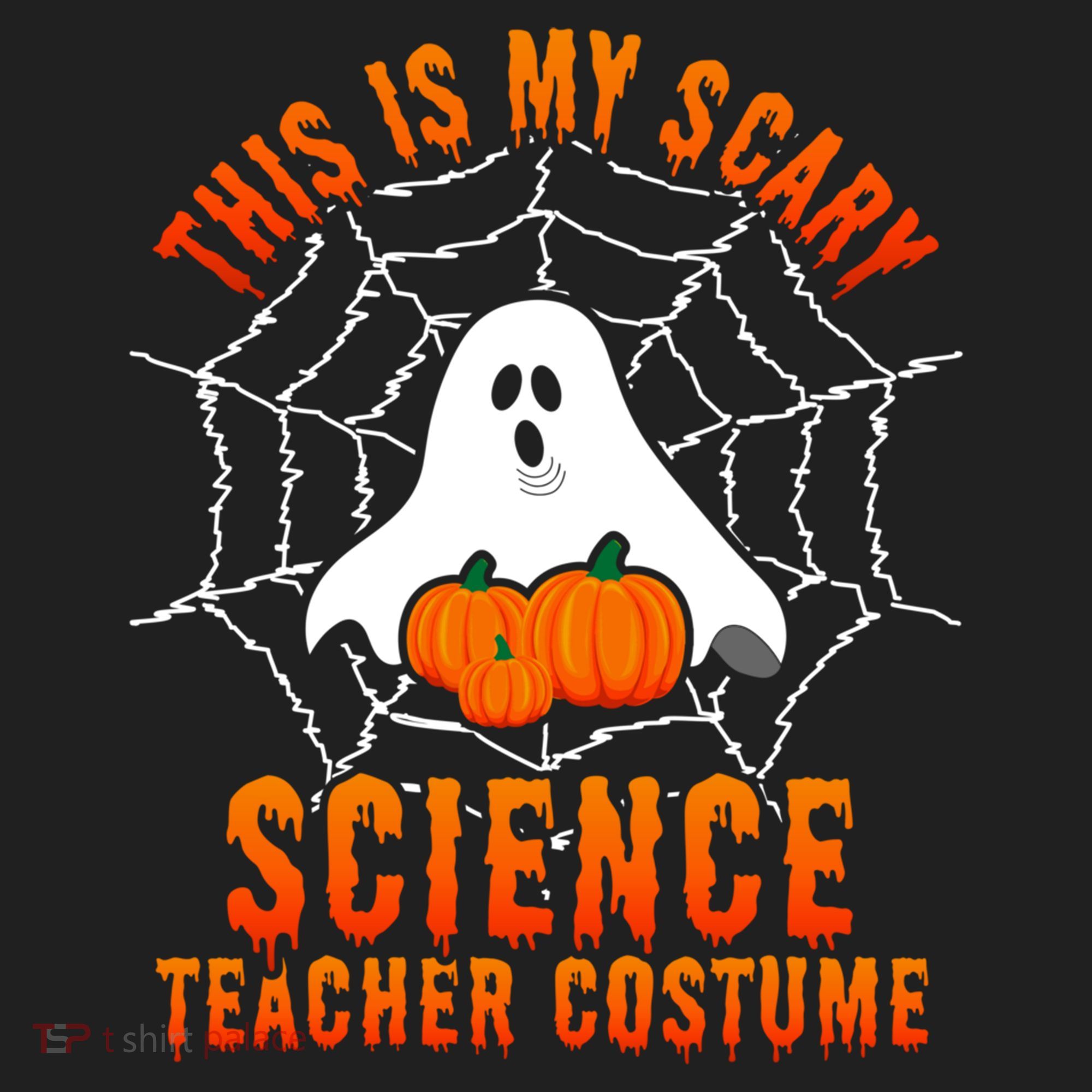 This Is My Scary Science Teacher Costume Halloween Gift Golf Towel