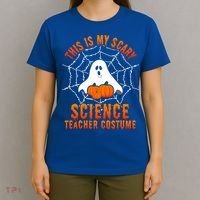This Is My Scary Science Teacher Costume Halloween Gift T-Shirt thumb 4