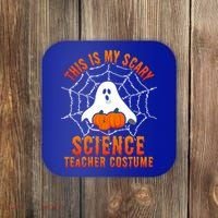 This Is My Scary Science Teacher Costume Halloween Gift Coaster thumb 0