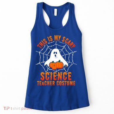 This Is My Scary Science Teacher Costume Halloween Gift Women's Tank Top