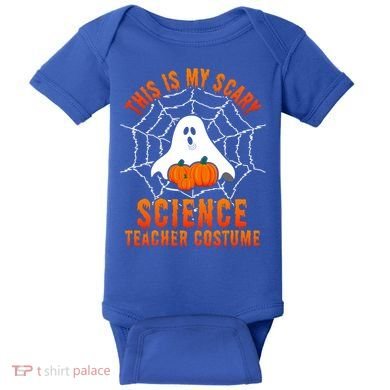 This Is My Scary Science Teacher Costume Halloween Gift Baby Bodysuit