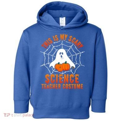 This Is My Scary Science Teacher Costume Halloween Gift Toddler Hoodie