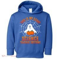 This Is My Scary Science Teacher Costume Halloween Gift Toddler Hoodie thumb 0