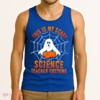 This Is My Scary Science Teacher Costume Halloween Gift Tank Top thumb 3