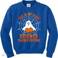 This Is My Scary Science Teacher Costume Halloween Gift Kids Sweatshirt thumb 0