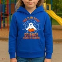 This Is My Scary Science Teacher Costume Halloween Gift Kids Hoodie thumb 3