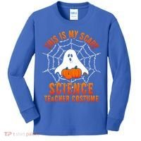 This Is My Scary Science Teacher Costume Halloween Gift Kids Long Sleeve Shirt thumb 0