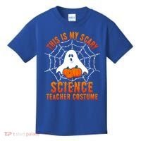 This Is My Scary Science Teacher Costume Halloween Gift Kids T-Shirt thumb 0