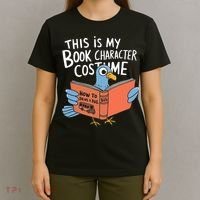 This Is My Book Character Costume Funny Pigeon Reading  T-Shirt thumb 4