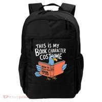 This Is My Book Character Costume Funny Pigeon Reading  Backpack thumb 0